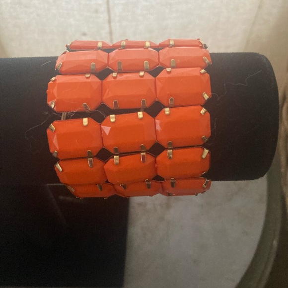 Vintage Orange elastic bracelet - Picture 3 of 3